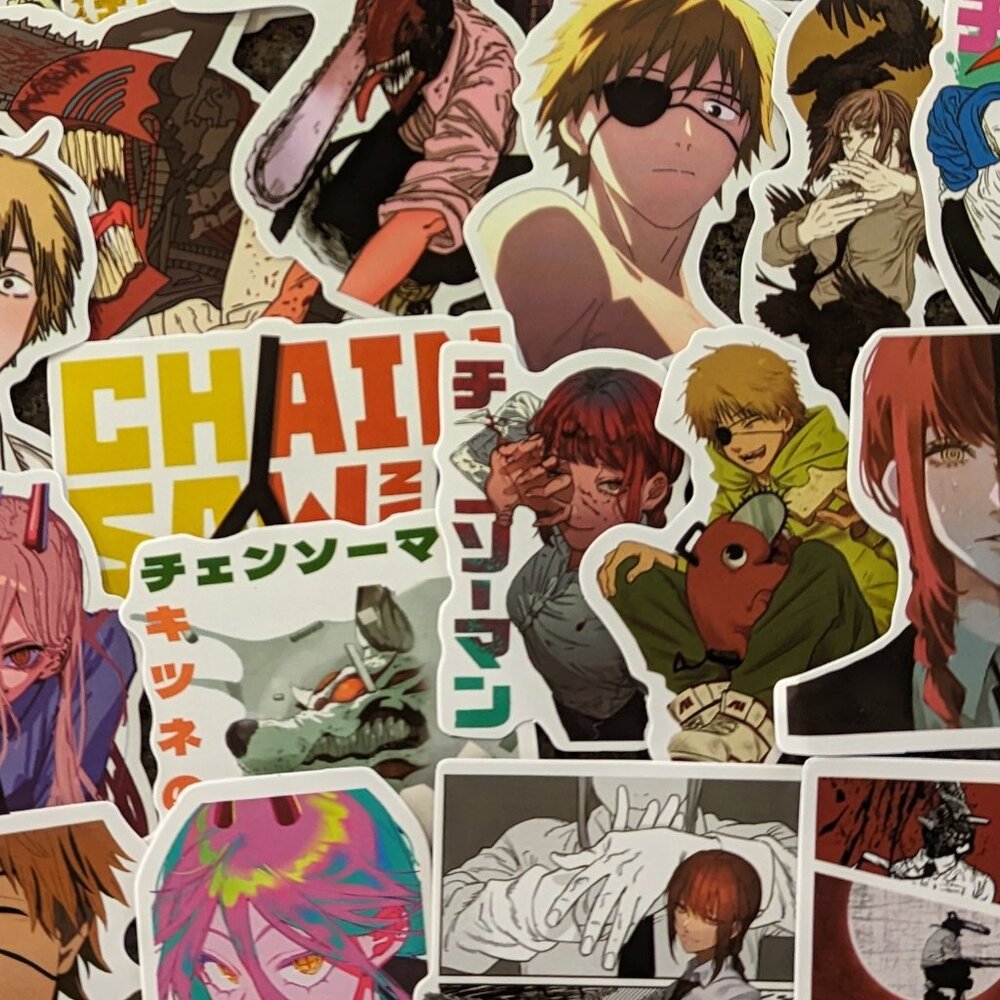 COPY - CSM Chainsaw Man Anime Stickers - Mystery Pack